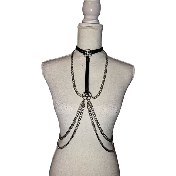 KILLSTARR KASHA METAL CHAIN HARNESS - OS - Picture 4 of 7